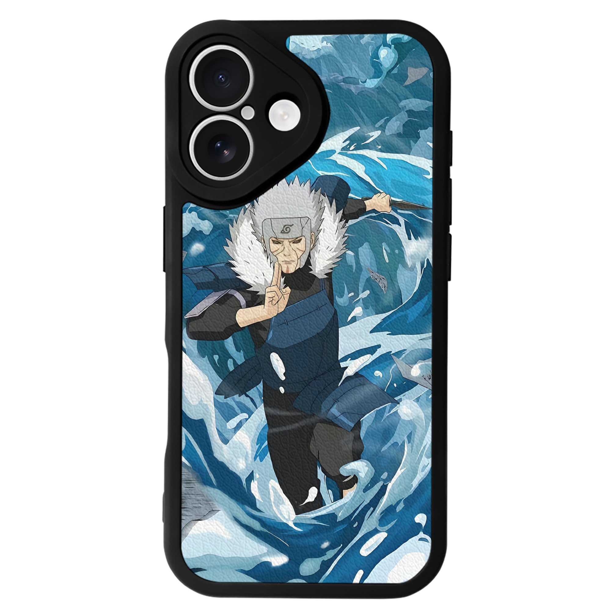 （画像用） NARUTO -ナルト- NARUTO -ナルト- 疾風伝 【iPhone 16シリーズ対応】シリコンスマホケース（レザー調） 材質：シリコン